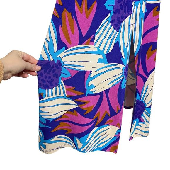 Soft Surroundings Serena Maxi Nazarine Blue Multi - Picture 6 of 11